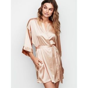 Champagne color kimono from Victoria secret